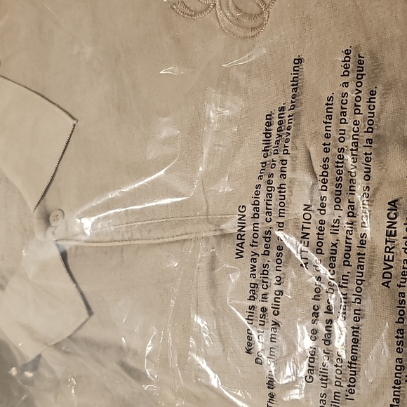 Classic Polo Sweatshirt in Smoke Grey - Picture 4 of 4